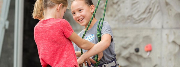Kids climb camp
