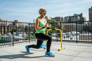 Foward lunge for marathon runners