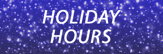 Holiday hours