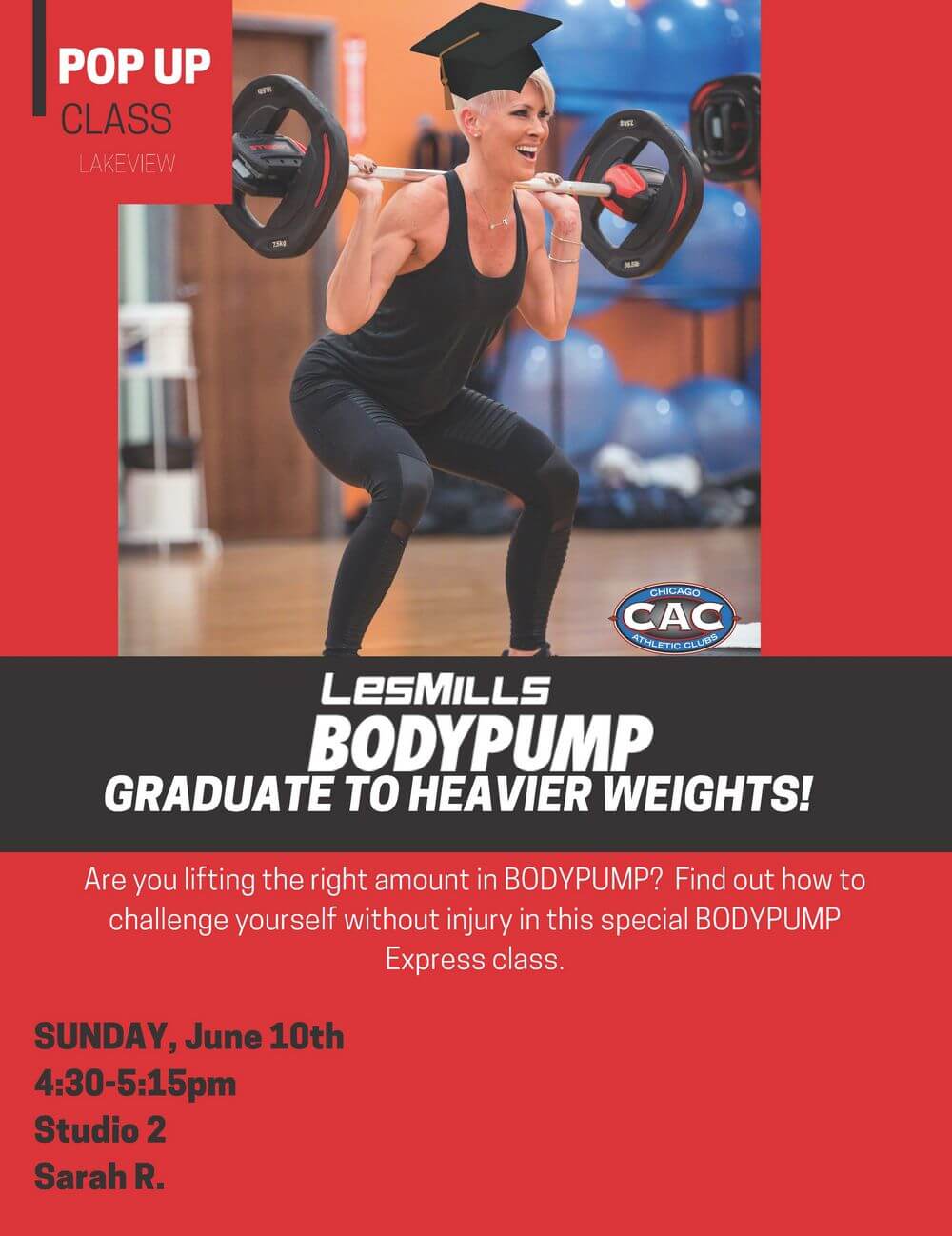 POP UP Bodypump Graduate LVAC