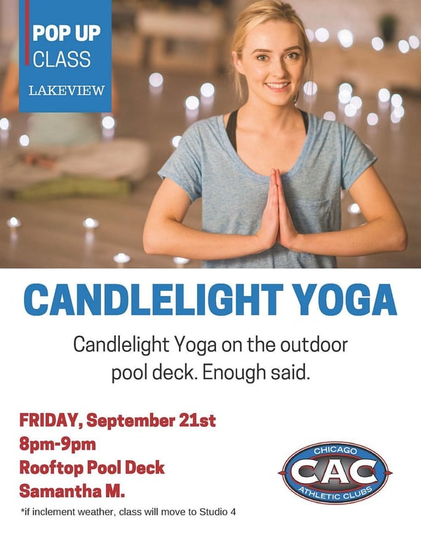 POP UP CANDLELIGHT YOGA LVAC