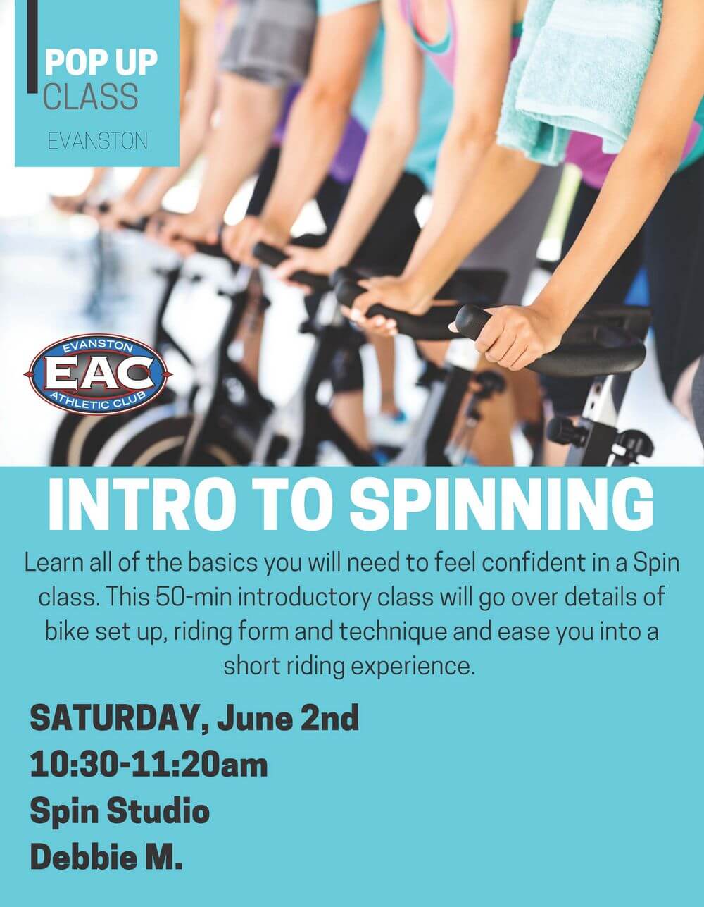 POP UP Intro to spin EAC June