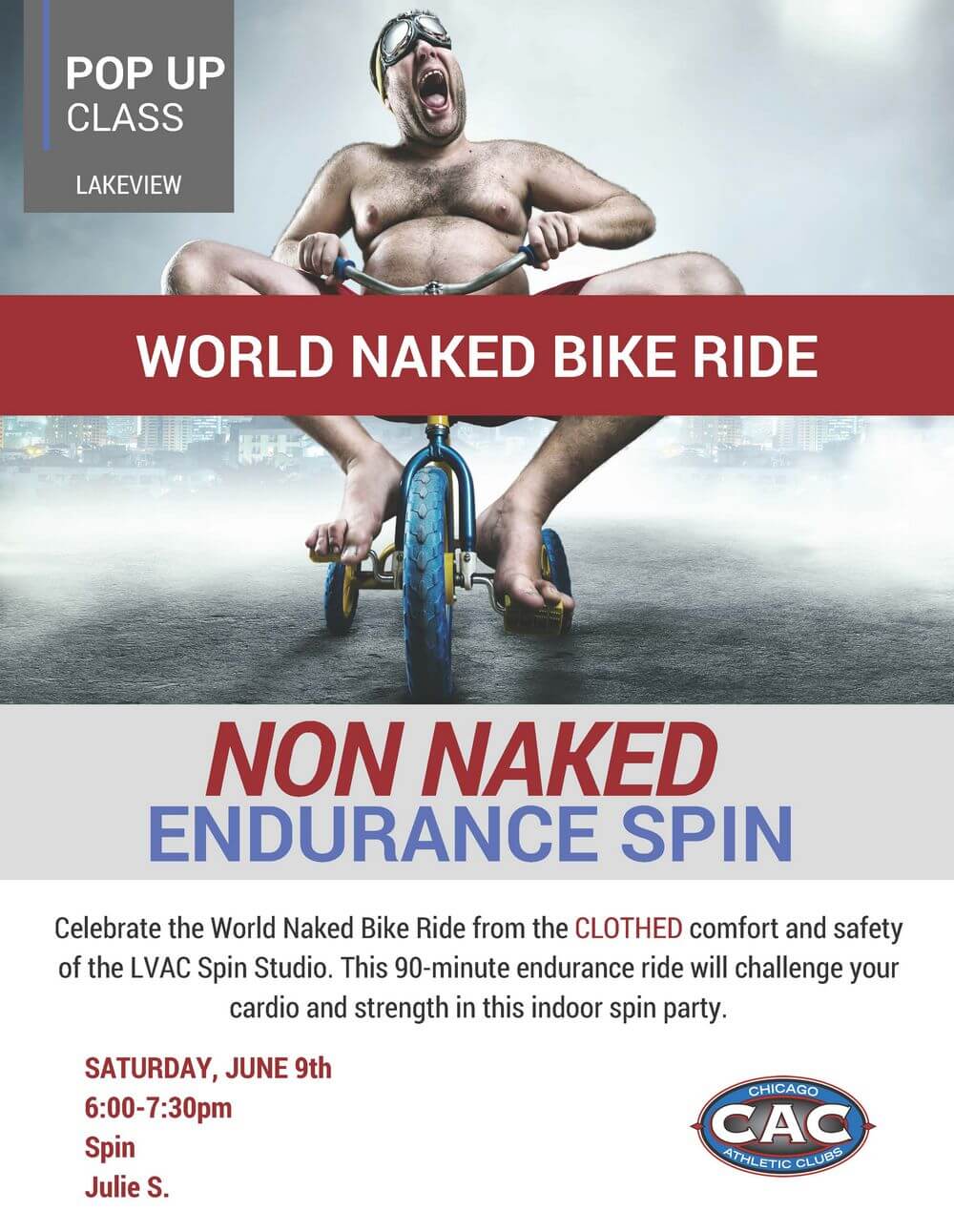 POP UP NON NAKED SPIN LVAC JUNE