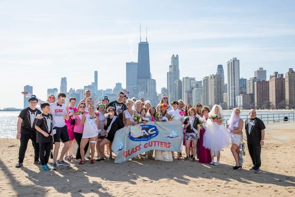 Polar Plunge Glass Cutters team photo