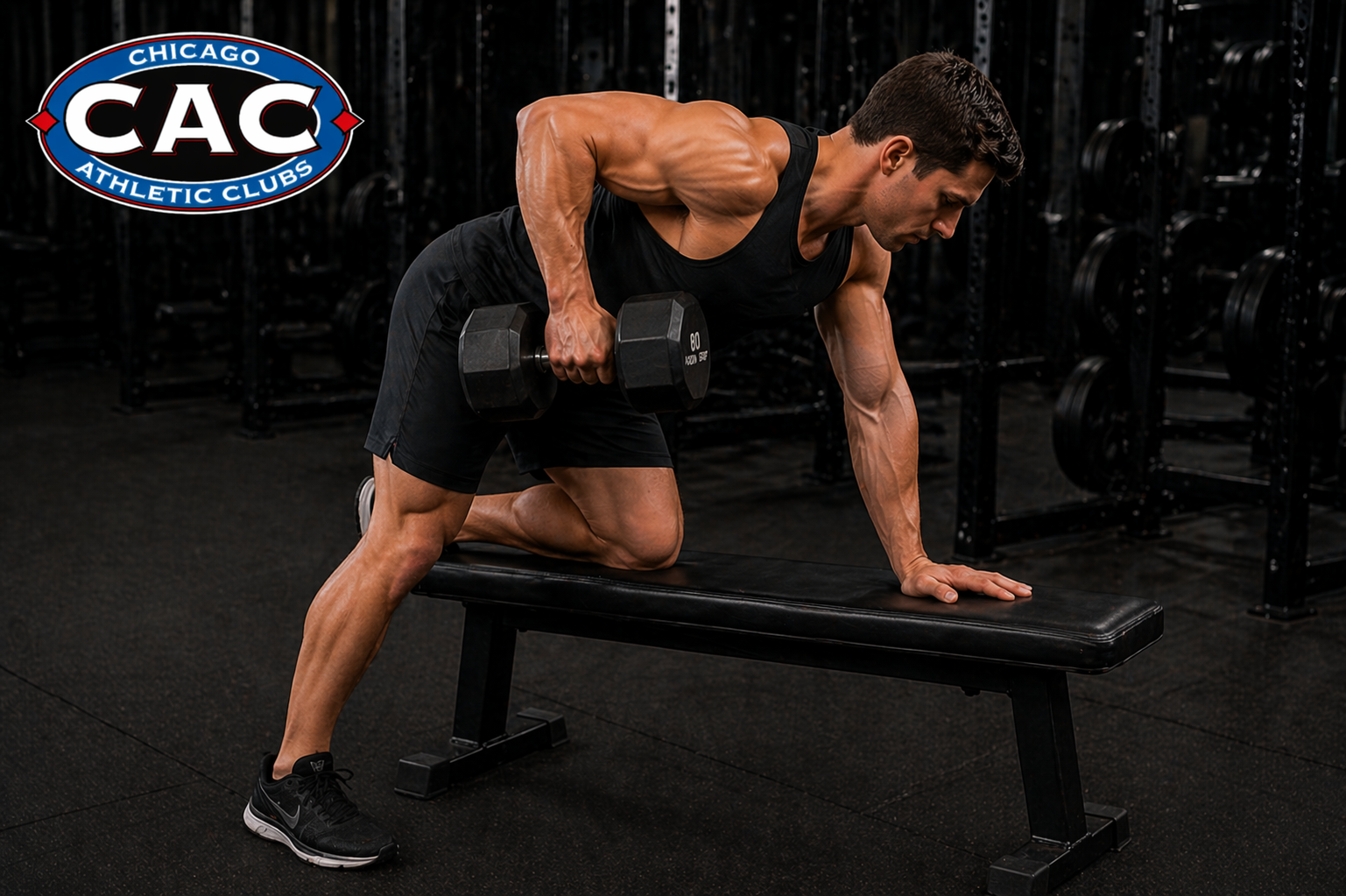 Single Arm Dumbbell Row (Best Dumbbell Back Exercises)