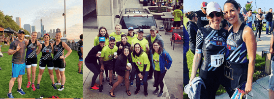 Triathlon club collage email header