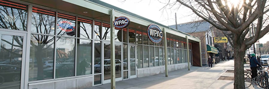 Wicker Park Athletic Club front doors