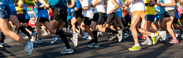 Marathon Runners Starting line crop