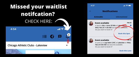 waitlist notification