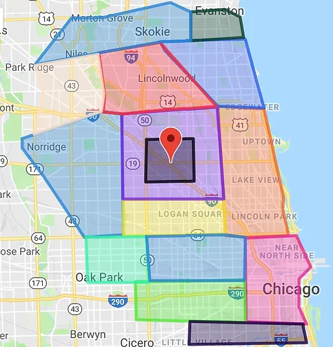 delivery areas for fittingly delicious